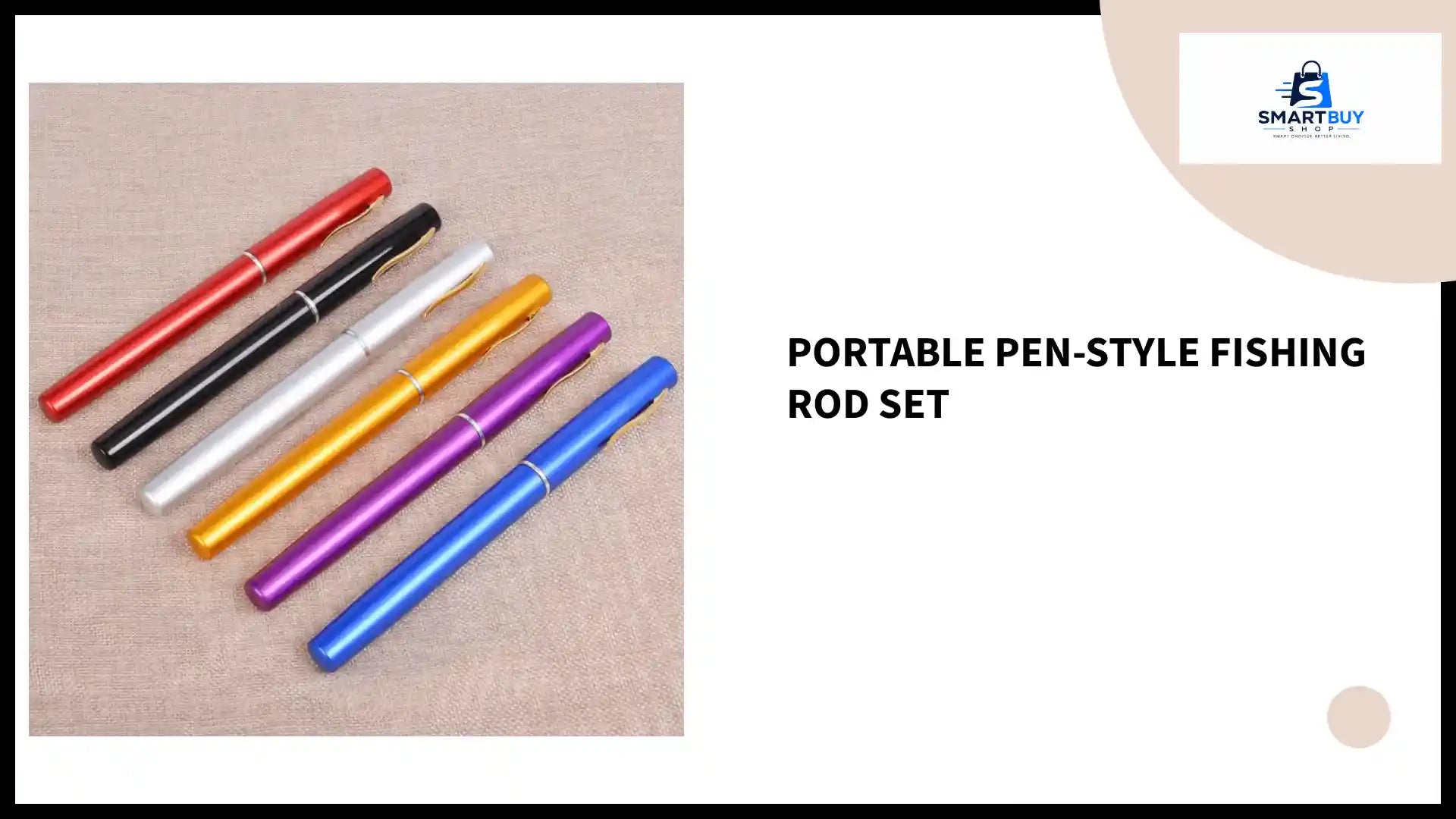 Portable Pen-Style Fishing Rod Set by@Outfy