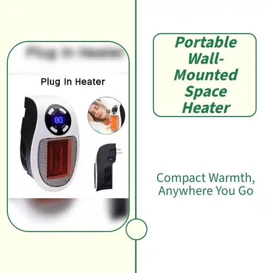 Portable Wall-Mounted Space Heater by@Outfy