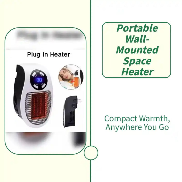 Portable Wall-Mounted Space Heater by@Outfy