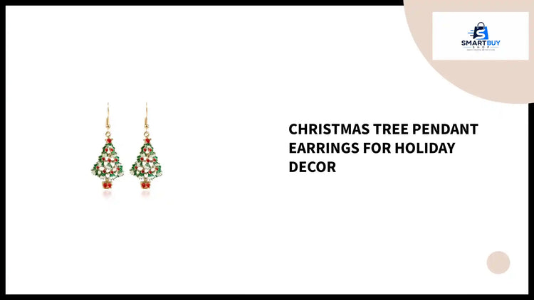 Christmas Tree Pendant Earrings for Holiday Decor by@Outfy