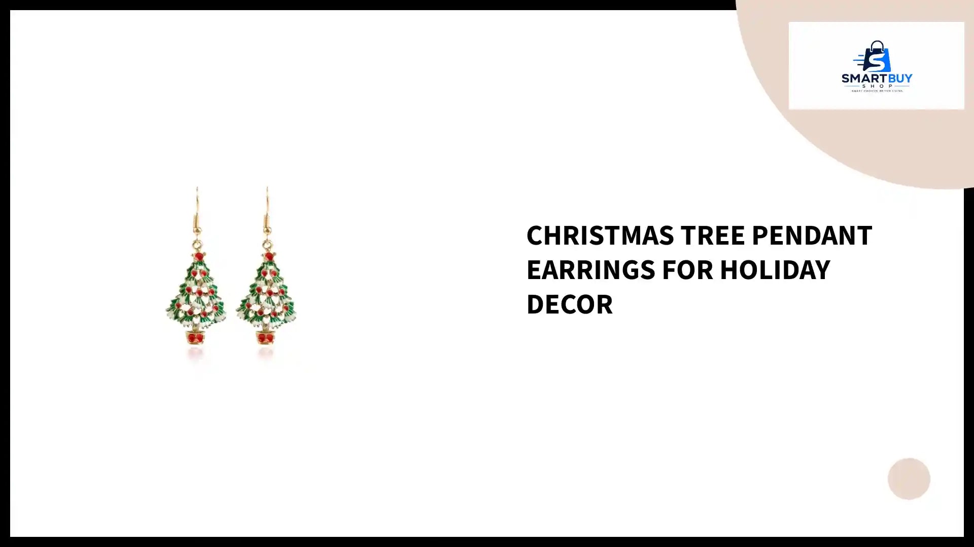 Christmas Tree Pendant Earrings for Holiday Decor by@Outfy