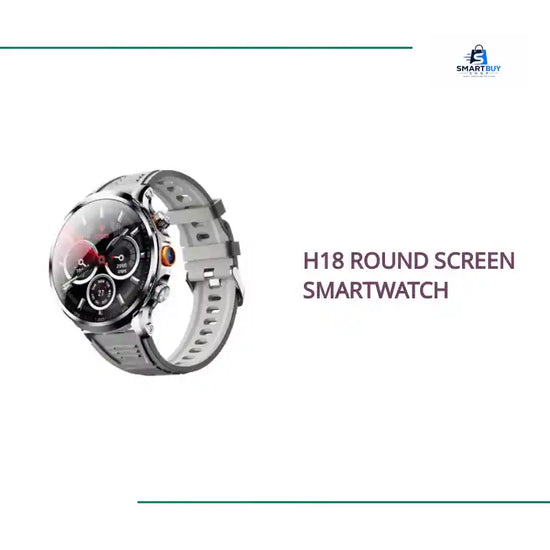 H18 Round Screen Smartwatch by@Outfy
