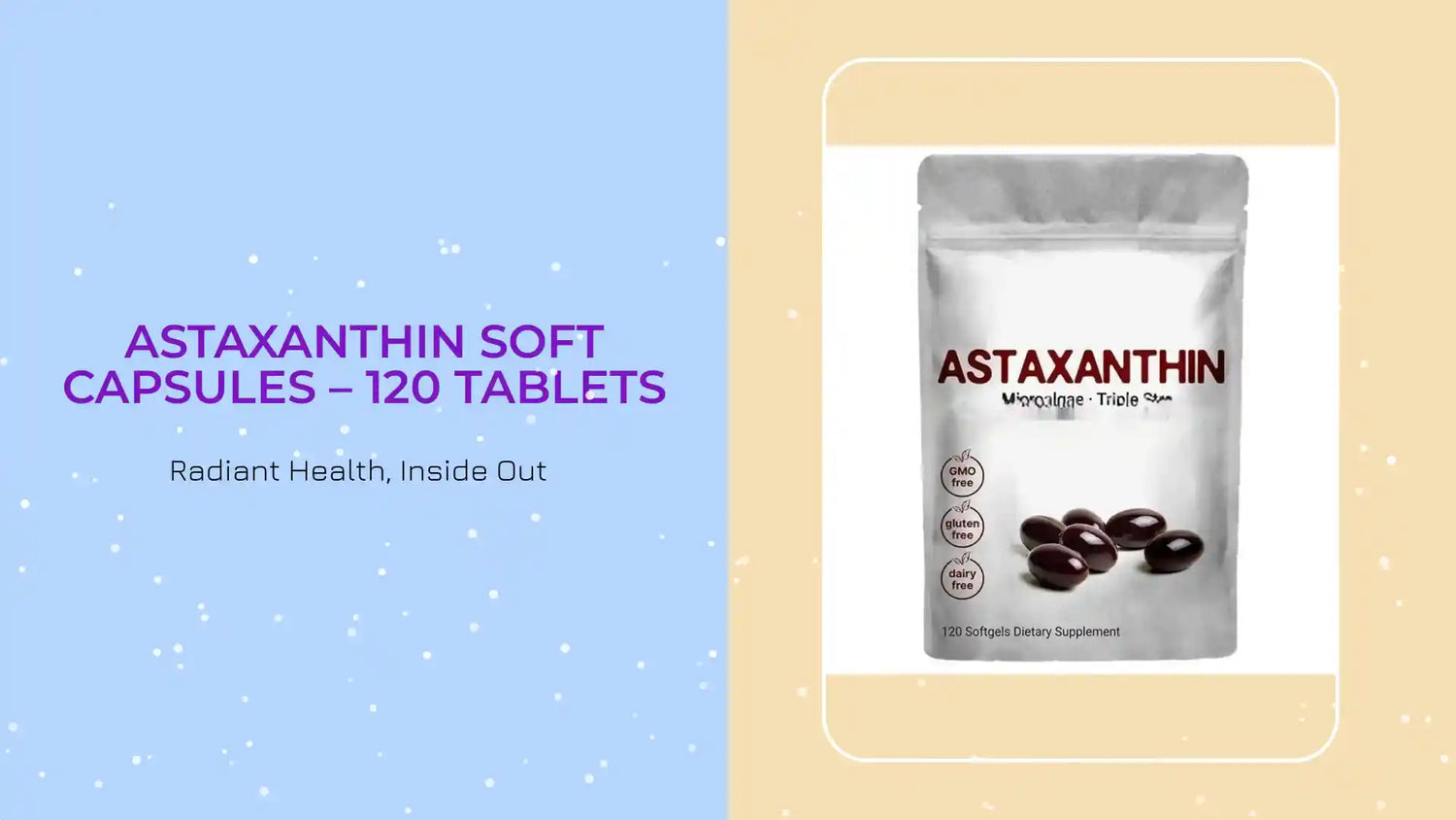 Astaxanthin Soft Capsules &ndash; 120 Tablets by@Outfy