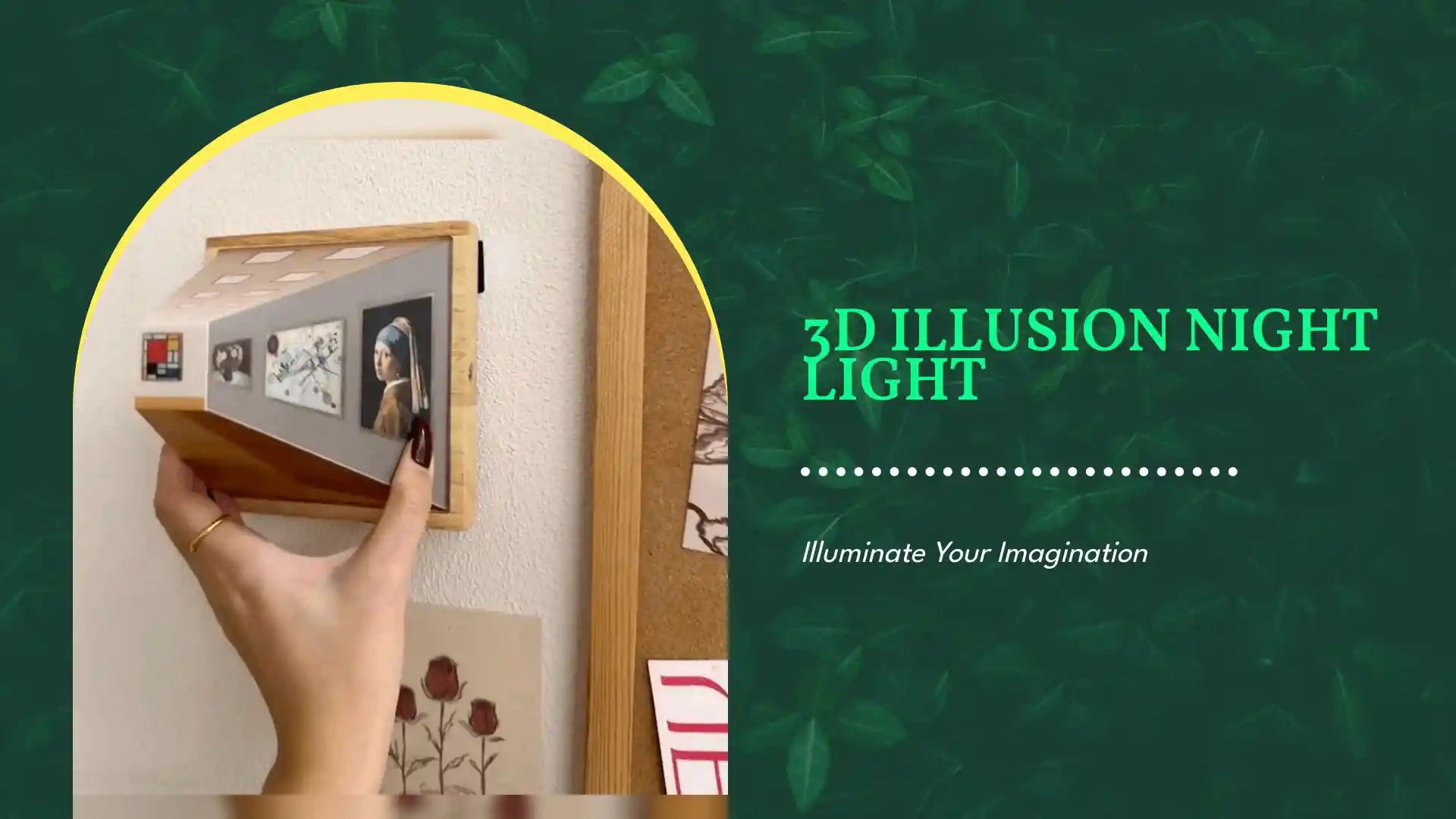 3D Illusion Night Light by@Outfy