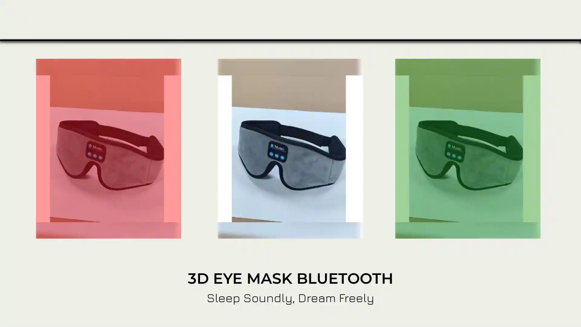 3D Eye Mask Bluetooth by@Outfy