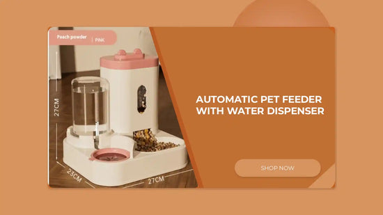 Automatic Pet Feeder with Water Dispenser by@Outfy