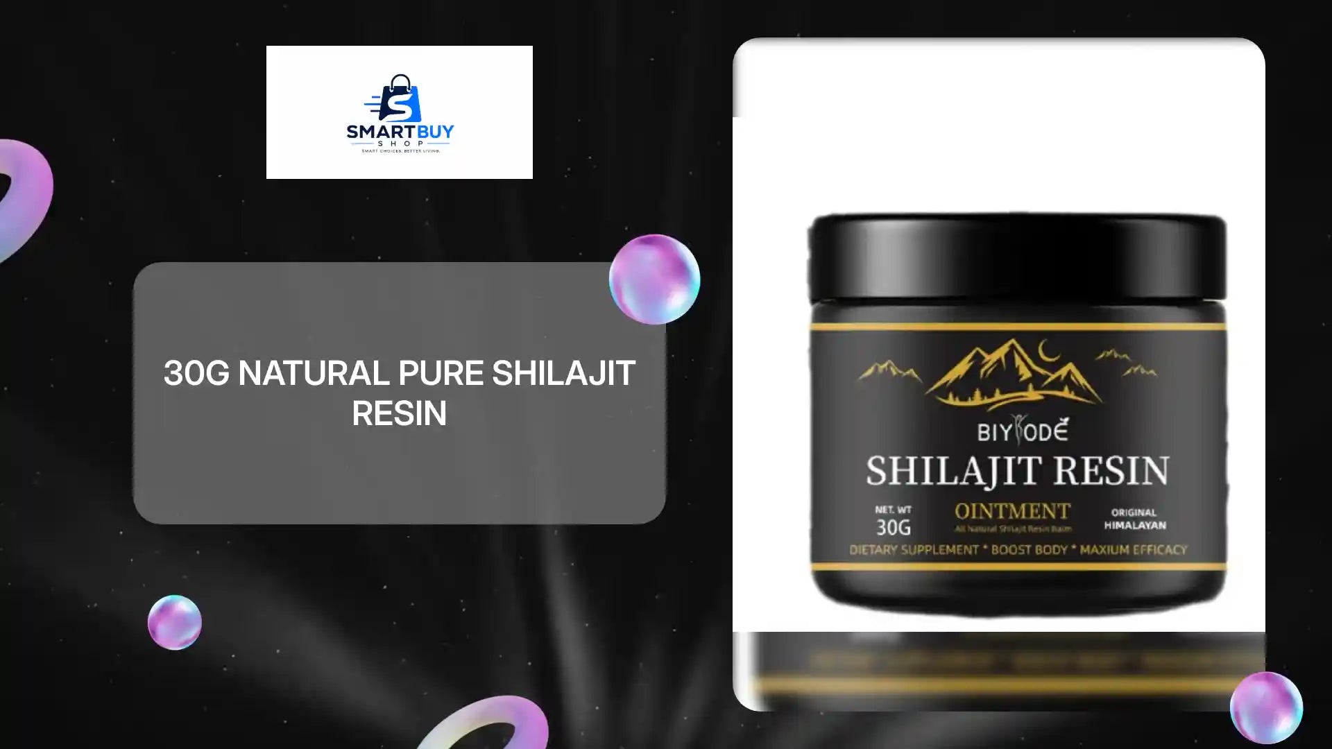 30g Natural Pure Shilajit Resin by@Outfy