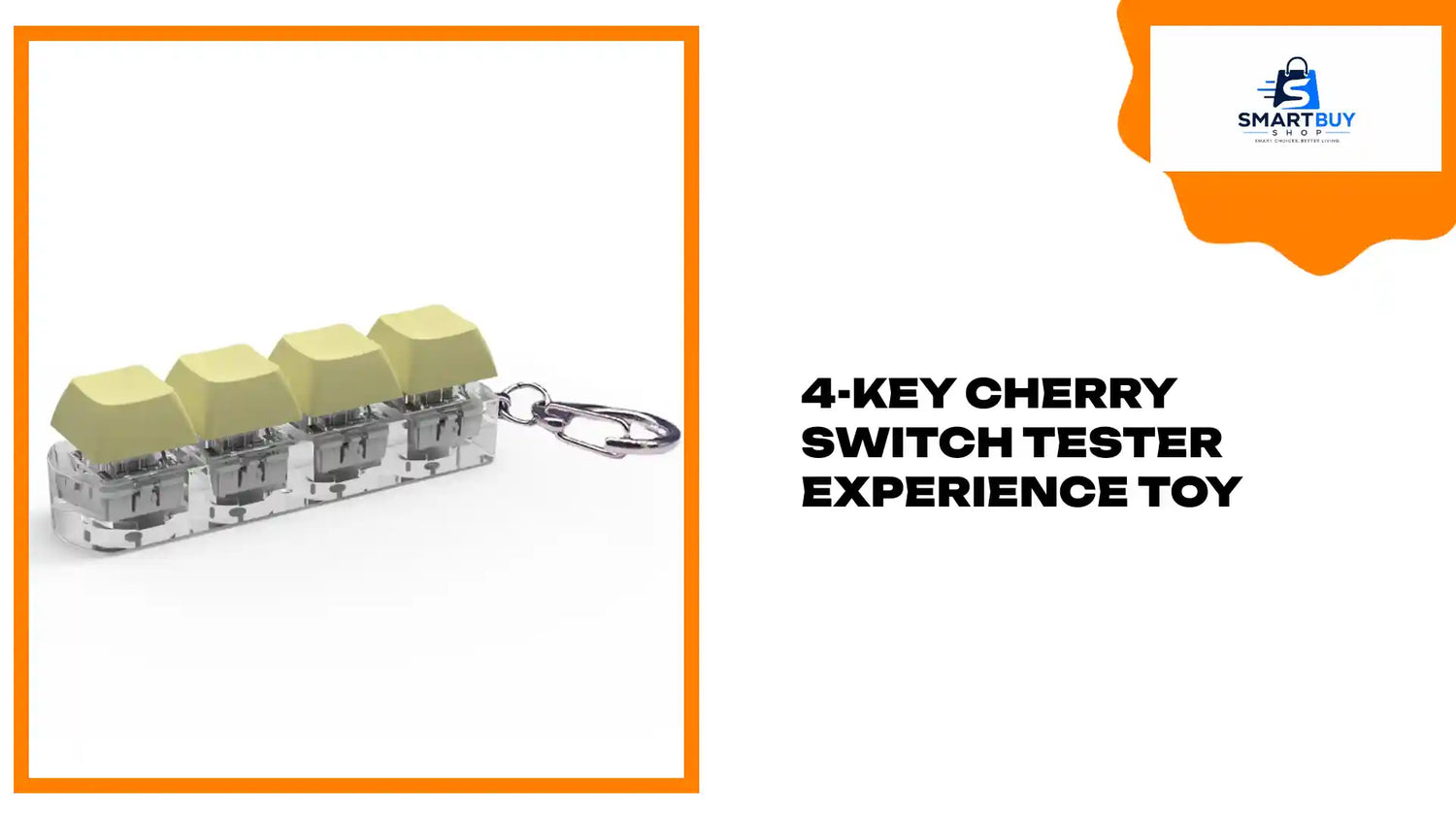4-Key Cherry Switch Tester Experience Toy by@Outfy