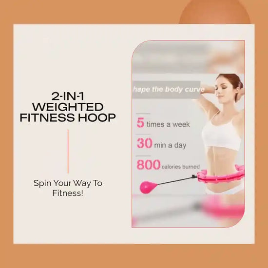 2-in-1 Weighted Fitness Hoop by@Outfy